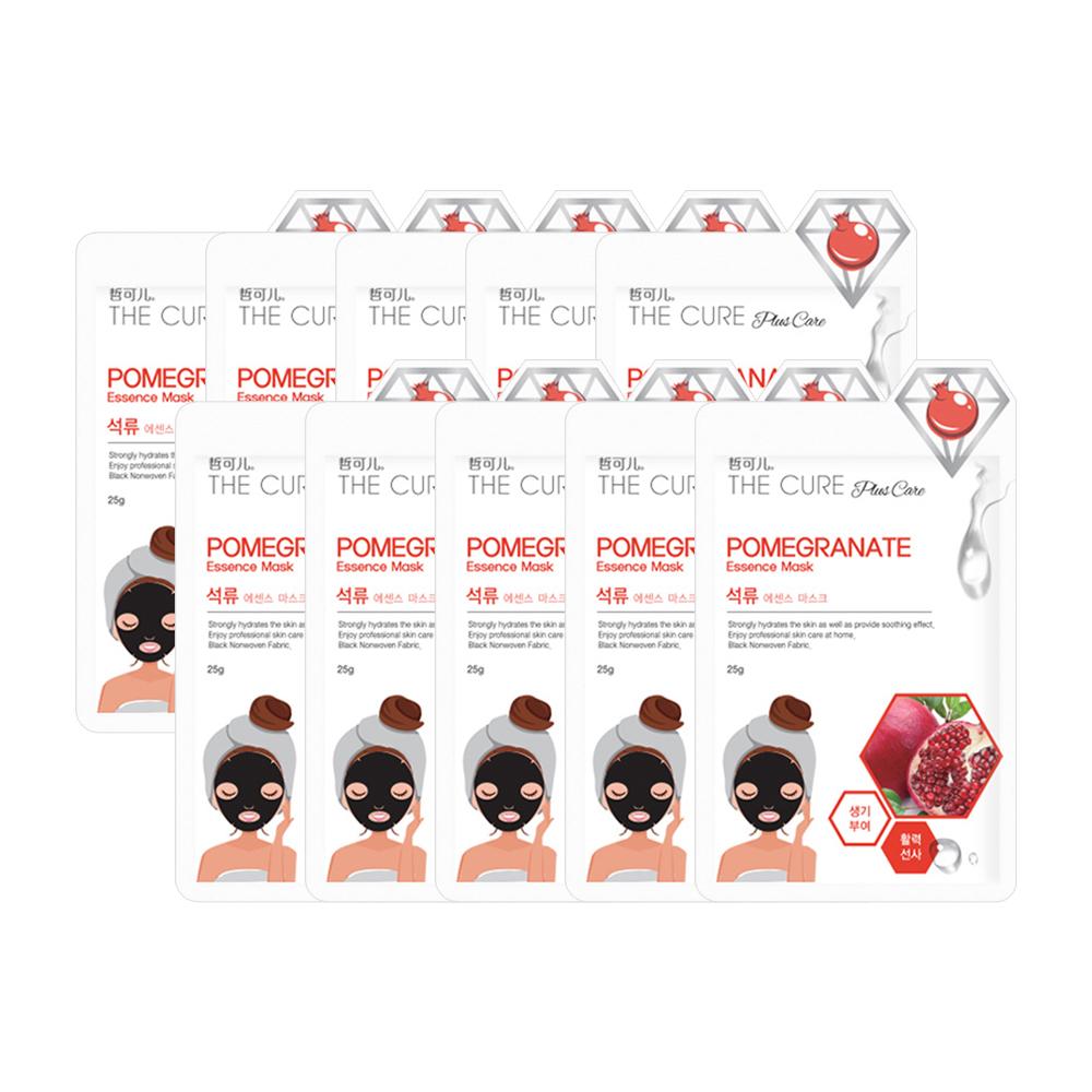 THE CURE Plus Care 3 Assorted Mask Essence Moisture Pack Face Skin Care Facial