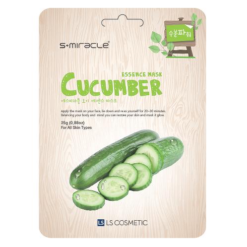 S+MIRACLE Cucumber Essence Mask | MASK PACK,cucumber extract,SKIN CARE