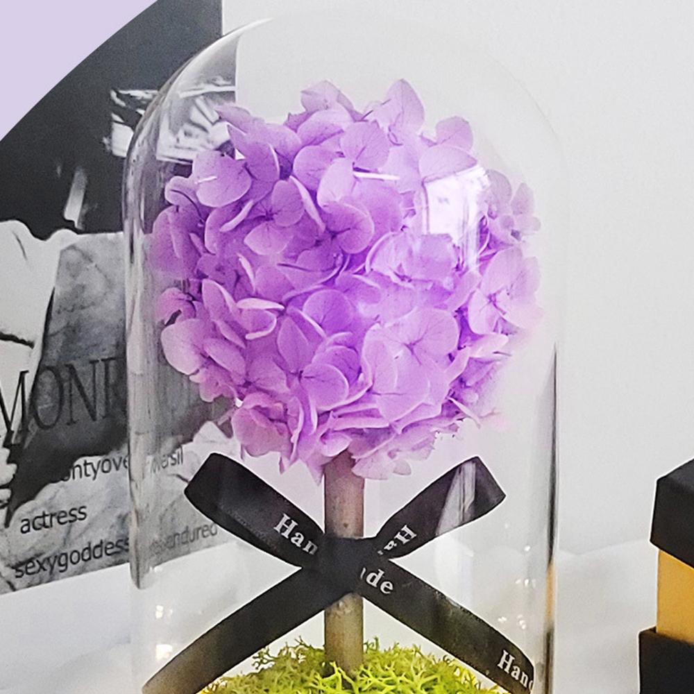 LED purple glass dome mood light attractive color