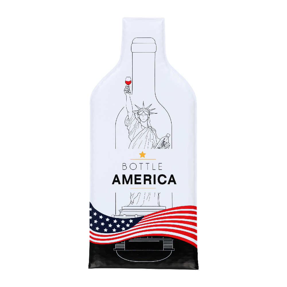 Reusable wine travel bags